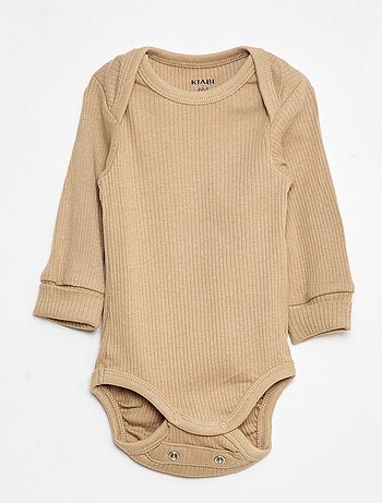 Lot de 3 bodies évolutifs col US et manches longues