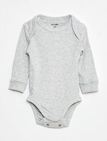 Lot de 3 bodies évolutifs col US et manches longues