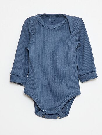 Lot de 3 bodies évolutifs col US et manches longues