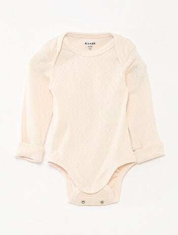 Lot de 3 bodies évolutifs col US et manches longues