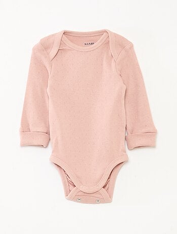 Lot de 3 bodies évolutifs col US et manches longues