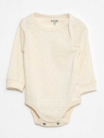 Lot de 3 bodies évolutifs col US et manches longues