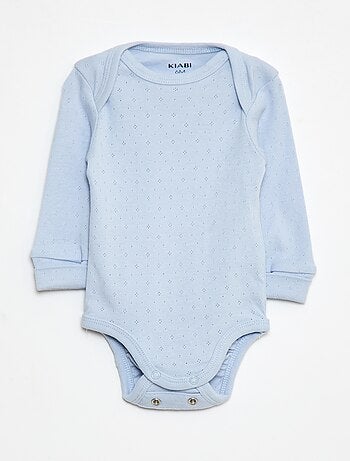 Lot de 3 bodies évolutifs col US et manches longues