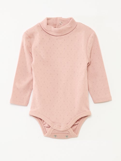 Lot de 3 bodies évolutifs en maille pointelle - Kiabi Lot de 3 bodies évolutifs en maille pointelle - Kiabi