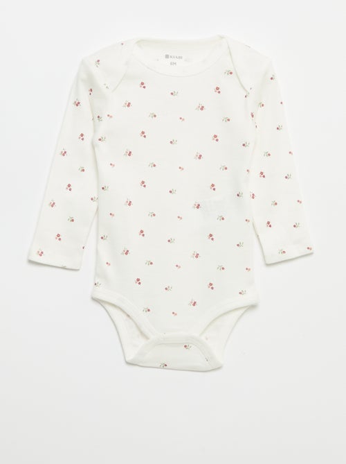 Lot de 3 bodies manches longues - Kiabi