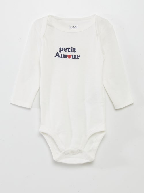 Lot de 3 bodies manches longues - Kiabi Lot de 3 bodies manches longues - Kiabi