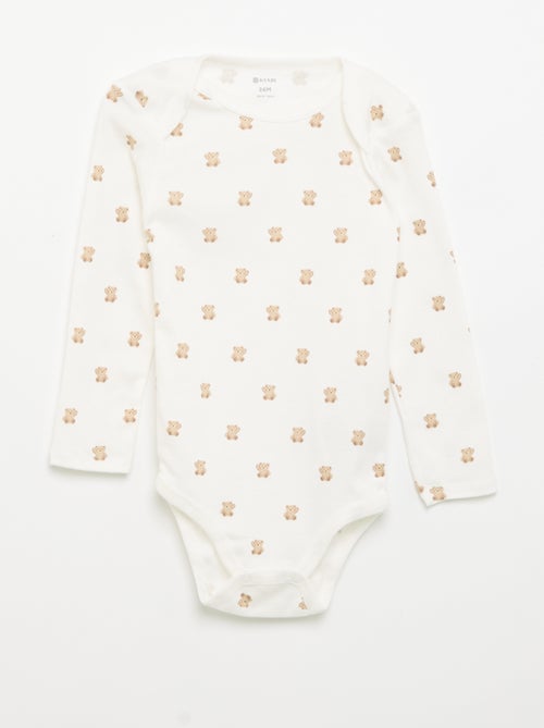 Lot de 3 bodies manches longues - Kiabi Lot de 3 bodies manches longues - Kiabi