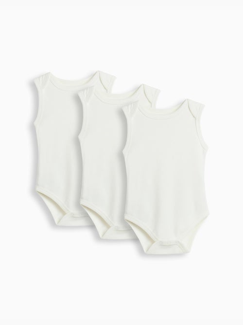 Lot de 3 bodies sans manches, MO Fashion - Kiabi Lot de 3 bodies sans manches, MO Fashion - Kiabi