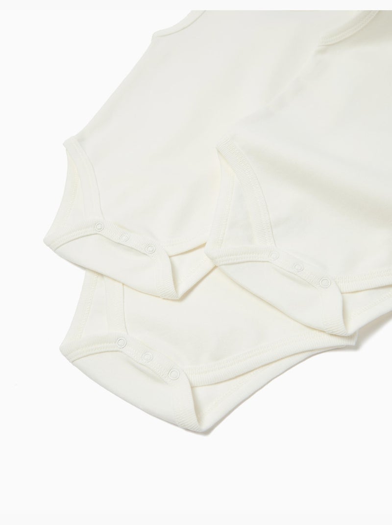 Lot de 3 bodies sans manches, MO Fashion Blanc - Kiabi