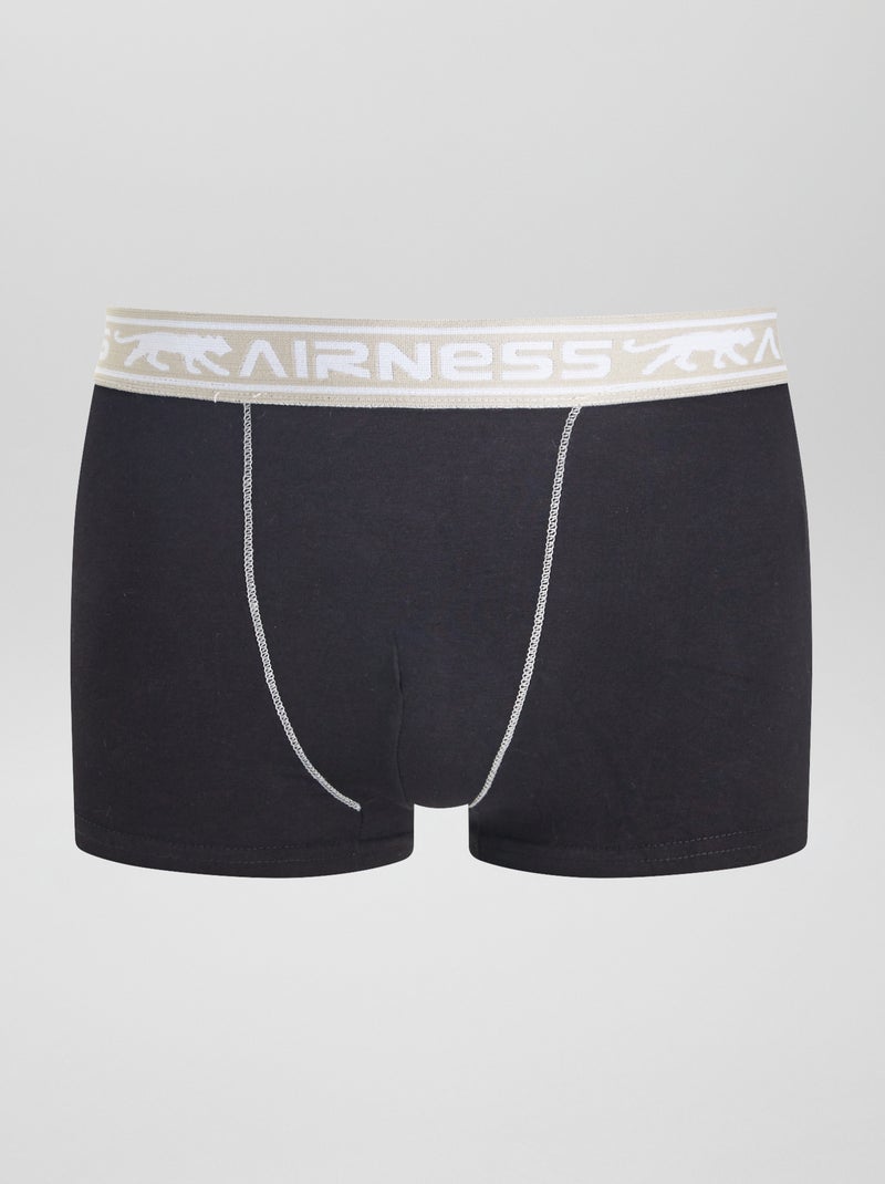 Lot de 3 boxers 'Airness' Noir - Kiabi