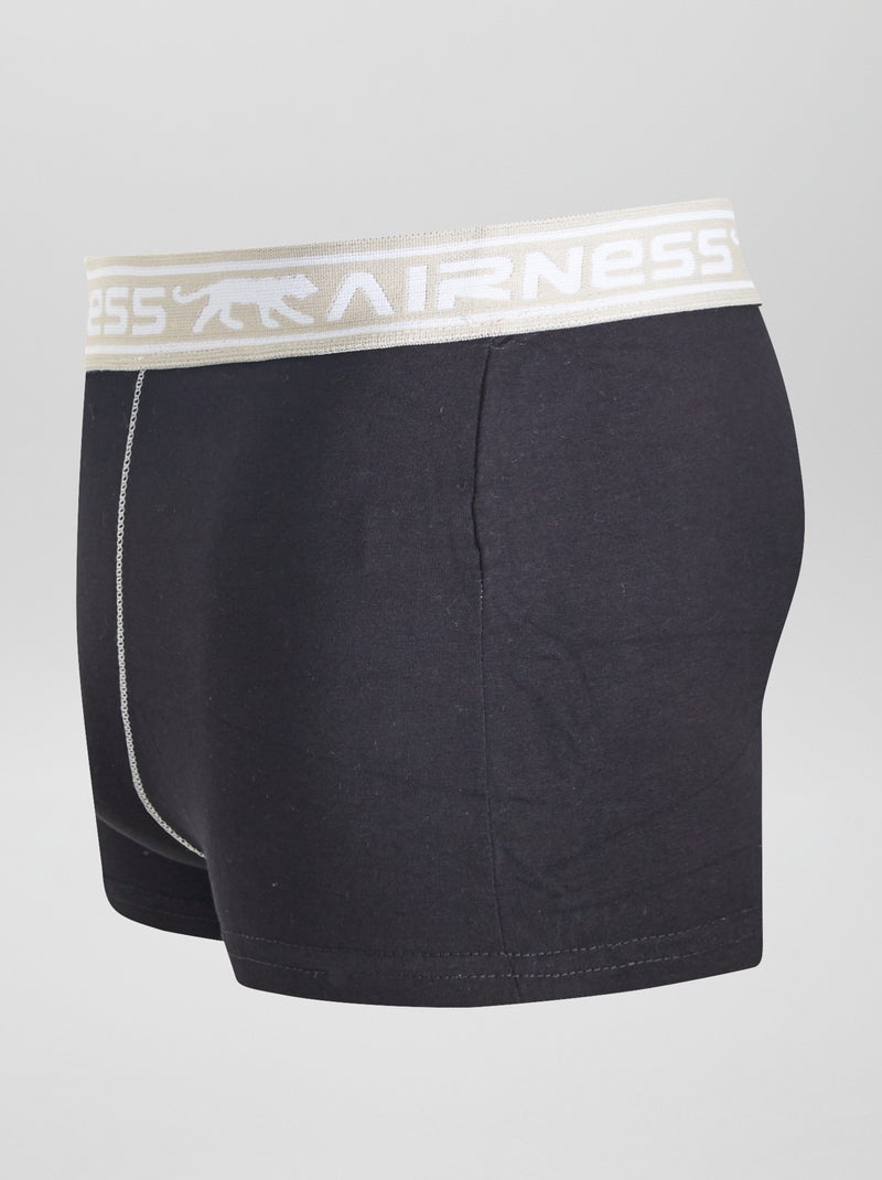 Lot de 3 boxers 'Airness' Noir - Kiabi