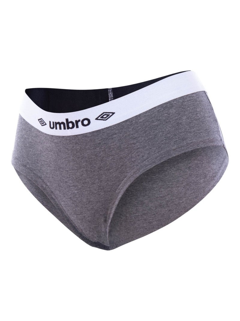 Lot de 3 boxers coton femme umbro Gris - Kiabi