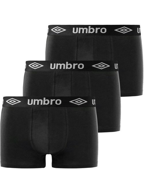 Lot de 3 boxers coton uni homme umbro - Kiabi Lot de 3 boxers coton uni homme umbro - Kiabi
