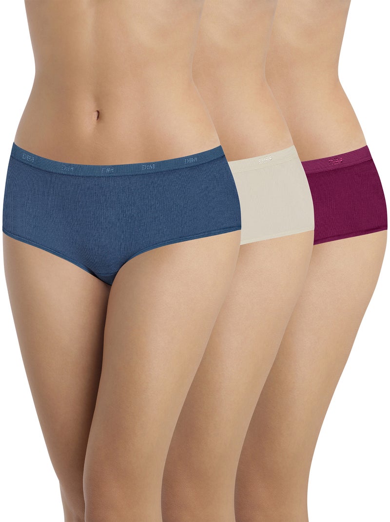 Lot de 3 boxers 'DIM' Bleu - Kiabi