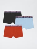 Lot de 3 boxers 'DIM' Bleu - Kiabi