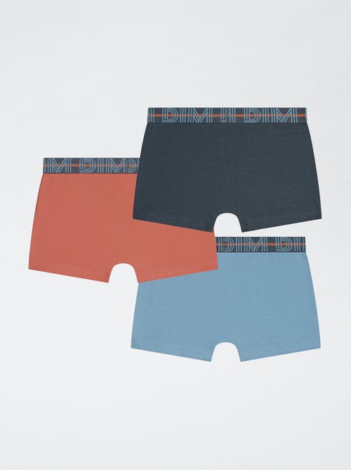 Lot de 3 boxers 'Dim' unis - Kiabi
