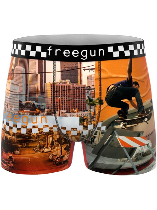 Lot de 3 boxers enfant california vibes freegun - Kiabi