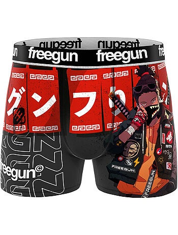 Lot de 3 boxers enfant manga comics freegun