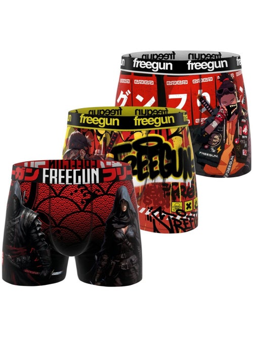 Lot de 3 boxers enfant manga comics  freegun - Kiabi