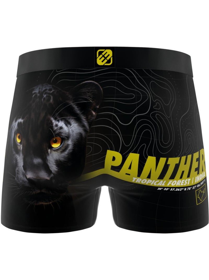 Lot de 3 boxers enfant wild life freegun Noir - Kiabi