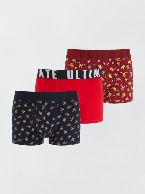 Lot de 3 boxers fantaisie - Kiabi