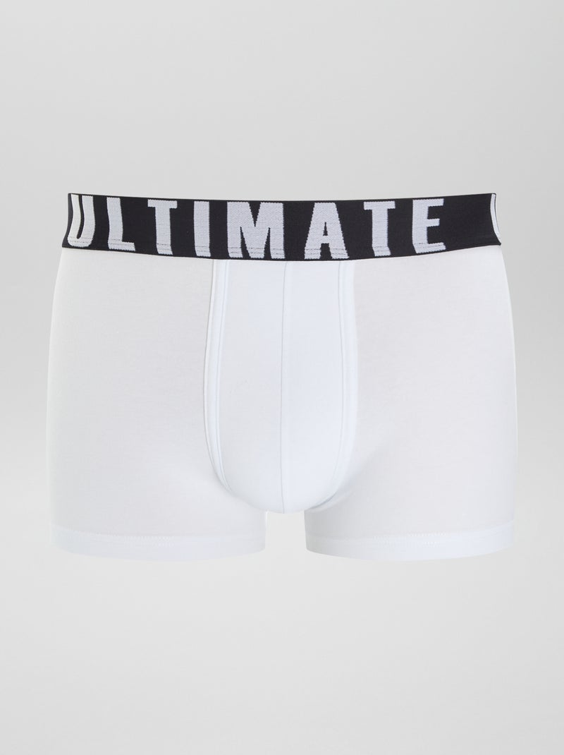 Lot de 3 boxers fantaisie Noir/blanc - Kiabi
