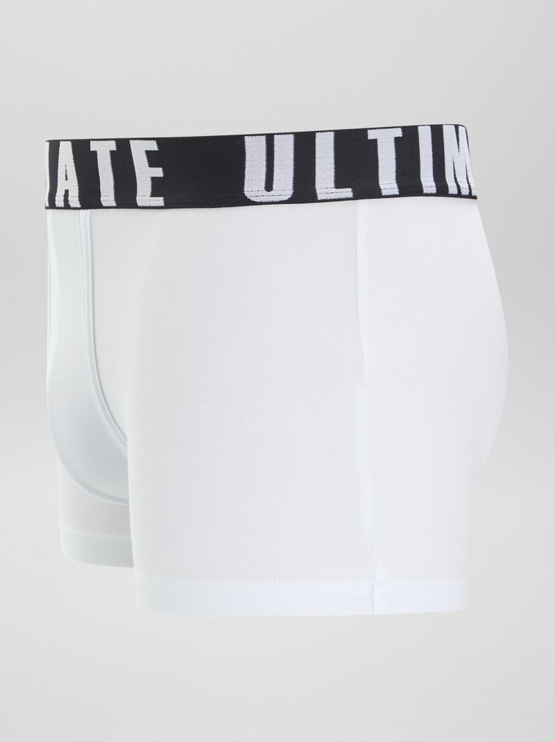 Lot de 3 boxers fantaisie Noir/blanc - Kiabi