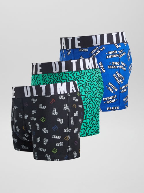 Lot de 3 boxers fantaisie - Kiabi