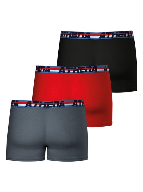 Lot de 3 boxers homme 720 stretch coton athena - Kiabi Lot de 3 boxers homme 720 stretch coton athena - Kiabi