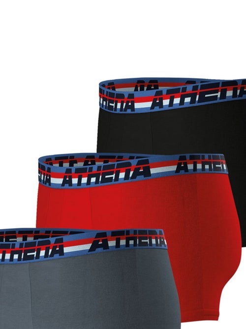 Lot de 3 boxers homme 720 stretch coton athena - Kiabi Lot de 3 boxers homme 720 stretch coton athena - Kiabi