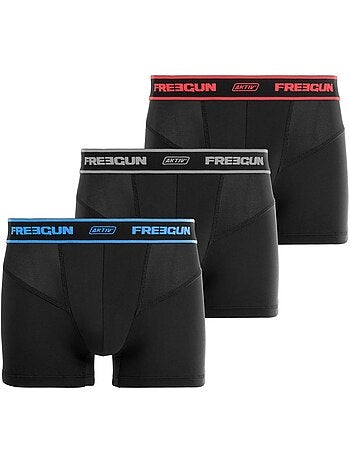 Lot de 3 boxers homme aktiv sport freegun