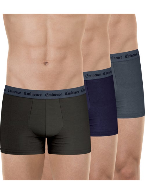 Lot de 3 boxers homme allure eminence - Kiabi Lot de 3 boxers homme allure eminence - Kiabi
