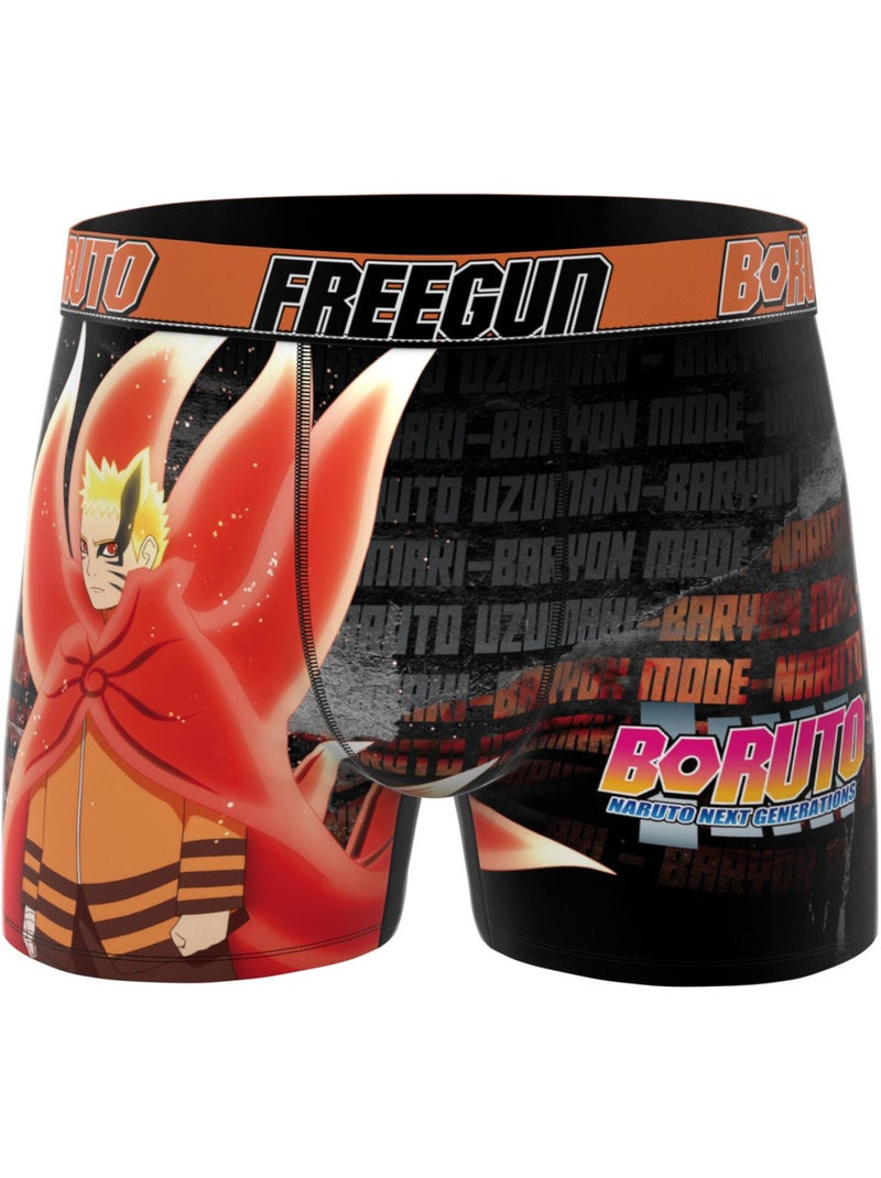 Lot de 3 boxers homme boruto freegun Rouge - Kiabi
