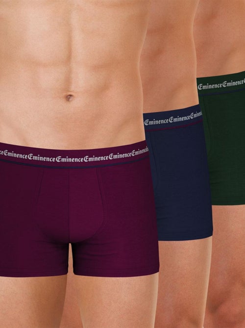Lot de 3 boxers homme business eminence - Kiabi Lot de 3 boxers homme business eminence - Kiabi
