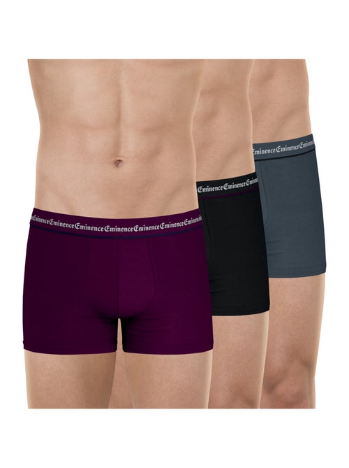 Lot de 3 boxers homme business eminence - Kiabi