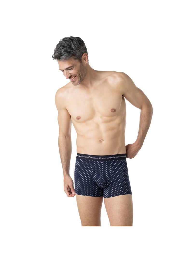 Lot de 3 boxers homme business print eminence Bleu - Kiabi