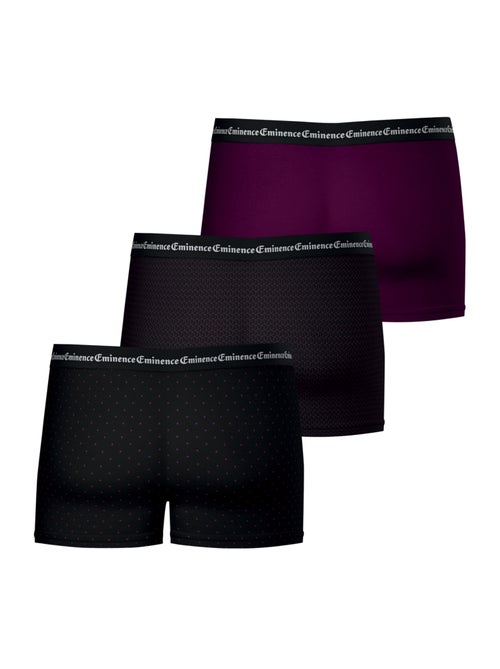 Lot de 3 boxers homme business print eminence - Kiabi