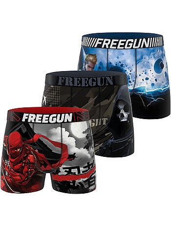 Lot de 3 boxers homme collection heroes freegun
