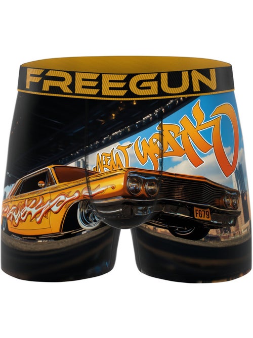 Lot de 3 boxers homme collection racers freegun - Kiabi Lot de 3 boxers homme collection racers freegun - Kiabi