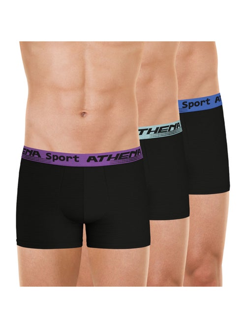 Lot de 3 boxers homme daily sport air athena - Kiabi Lot de 3 boxers homme daily sport air athena - Kiabi