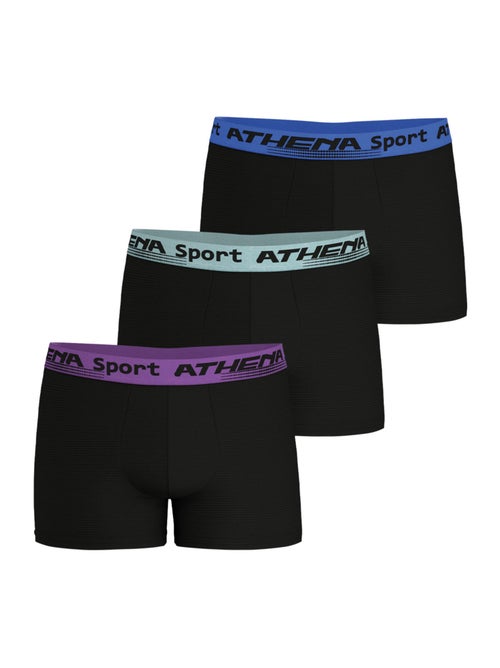 Lot de 3 boxers homme daily sport air athena - Kiabi Lot de 3 boxers homme daily sport air athena - Kiabi