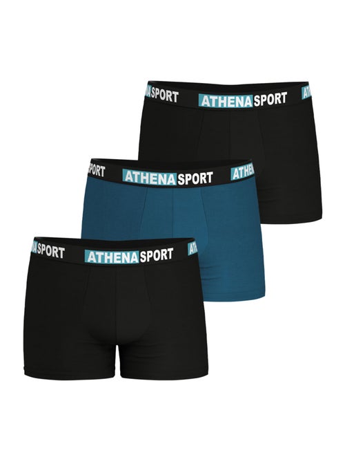 Lot de 3 boxers homme daily sport coton athena - Kiabi Lot de 3 boxers homme daily sport coton athena - Kiabi