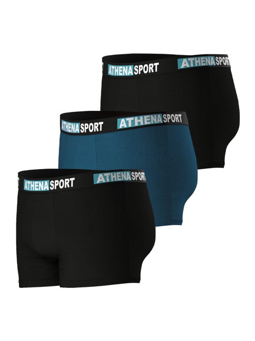 Lot de 3 boxers homme daily sport coton athena - Kiabi Lot de 3 boxers homme daily sport coton athena - Kiabi