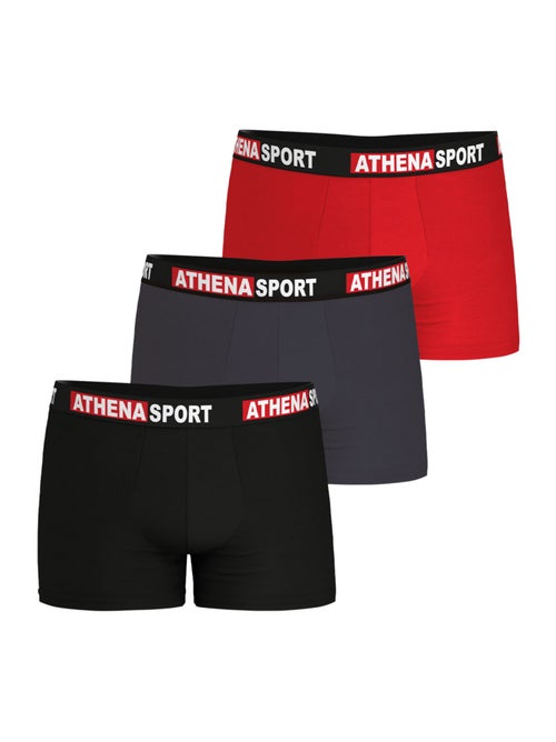 Lot de 3 boxers homme daily sport coton athena - Kiabi Lot de 3 boxers homme daily sport coton athena - Kiabi