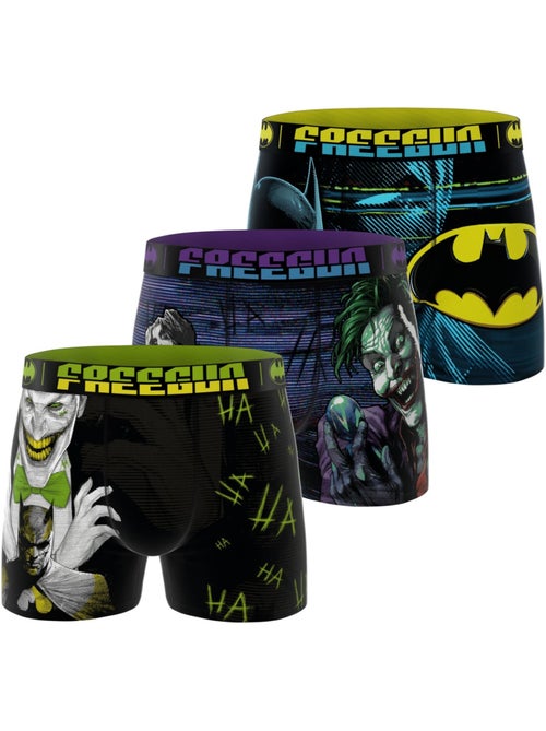 Lot de 3 boxers homme dc comics freegun - Kiabi