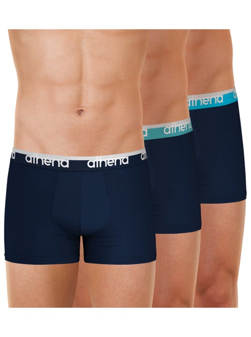 Lot de 3 boxers homme easy bio athena - Kiabi