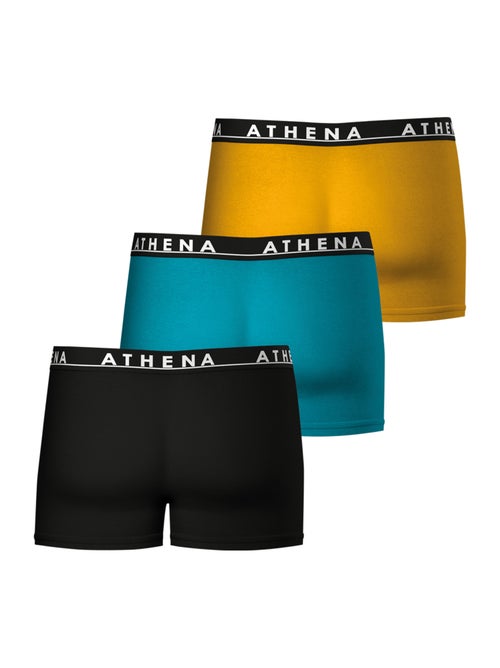 Lot de 3 boxers homme easy color athena - Kiabi Lot de 3 boxers homme easy color athena - Kiabi