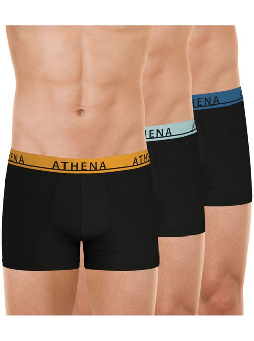 Lot de 3 boxers homme easy color athena - Kiabi Lot de 3 boxers homme easy color athena - Kiabi