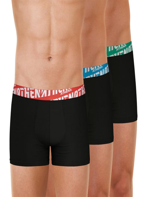 Lot de 3 boxers homme easy sport athena - Kiabi Lot de 3 boxers homme easy sport athena - Kiabi