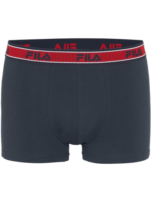Lot de 3 boxers homme en coton ceinture bicolore fila - Kiabi Lot de 3 boxers homme en coton ceinture bicolore fila - Kiabi